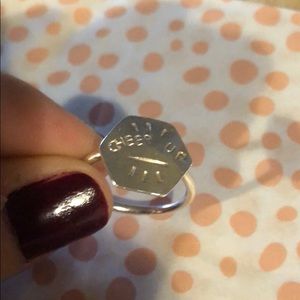 Handmade “Cheer Up” Ring Size 5